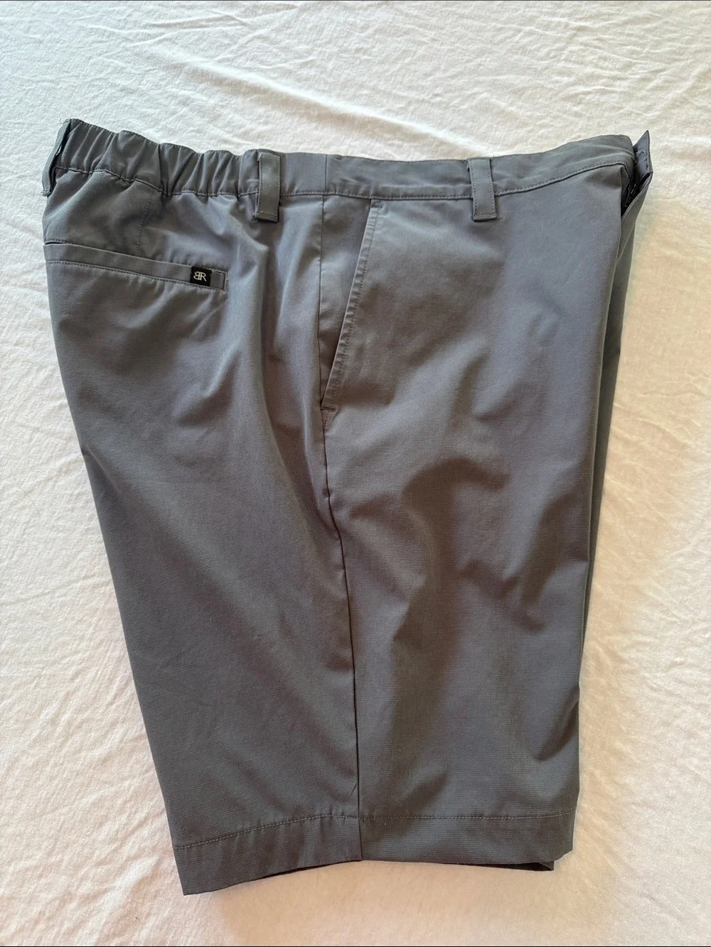 Banana Republic Flat Front Shorts Mens 34  Gray Golf beach vacation casual